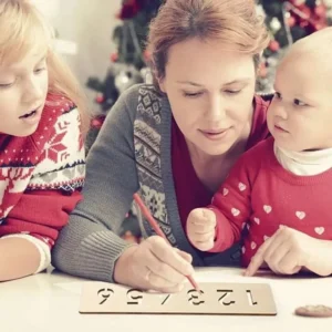 Wooden Montessori Stencil Set for Toddlers